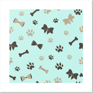 Paw Pattern Posters and Art